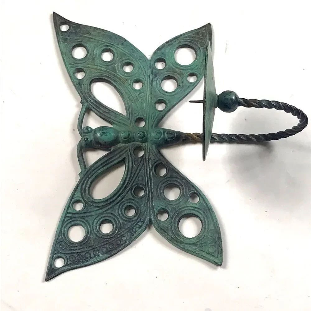 Vintage Butterfly Wall Candelabro